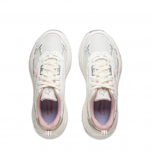 Y2K Star Tracks Milky White/Silver