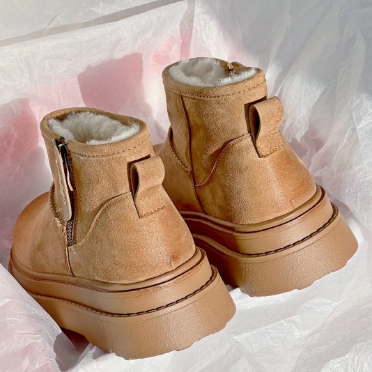 Cloud Zip Caramel Brown