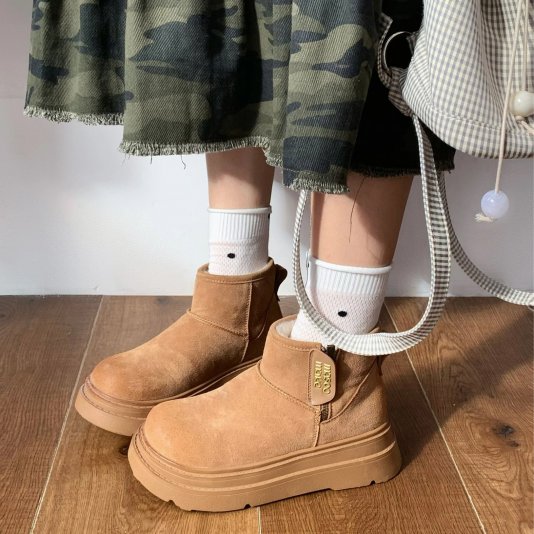 Cloud Zip Caramel Brown