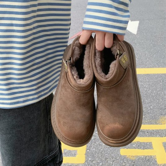 Cloud Zip Coffee Brown