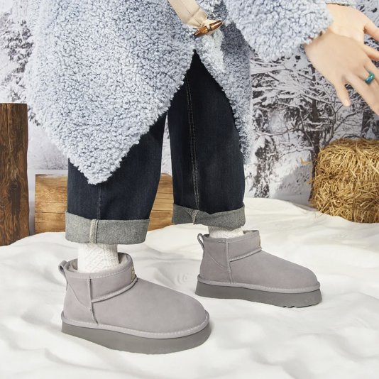 Fluff Step Elephant Gray