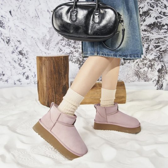 Fluff Step Light Pink