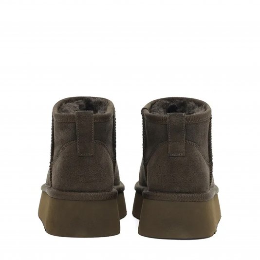 Fluff Step Olive Green