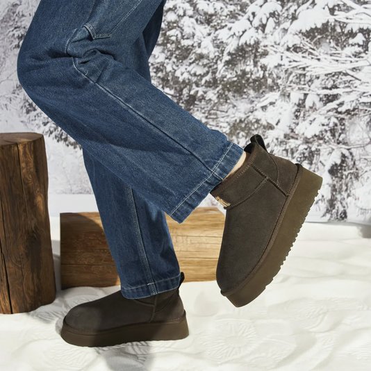 Fluff Step Olive Green