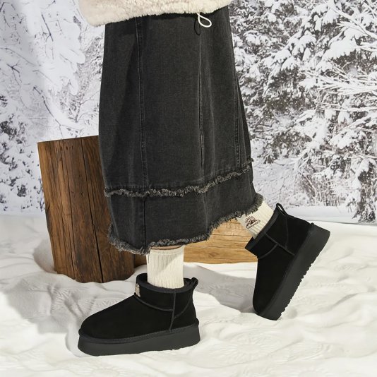 Fluff Step Tranquil Black