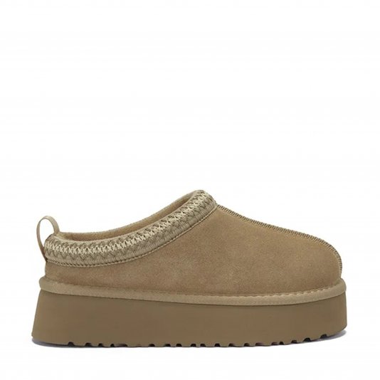 Hug Mules Platform Khaki