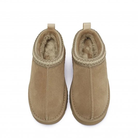 Hug Mules Platform Khaki