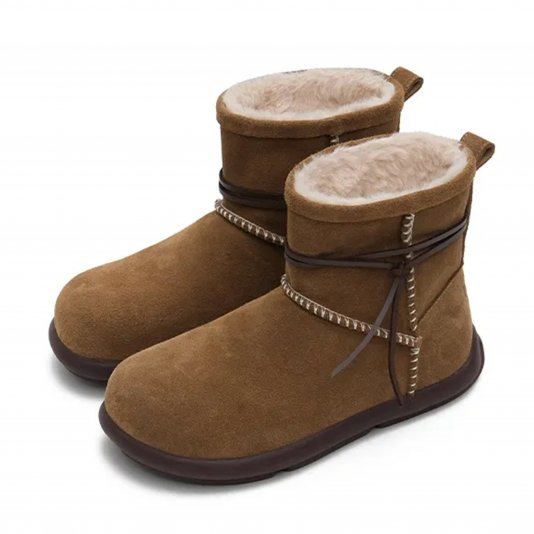 Plaid Wrap Bear Brown