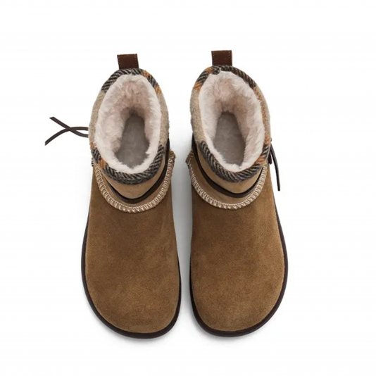 Plaid Wrap Coffee Brown