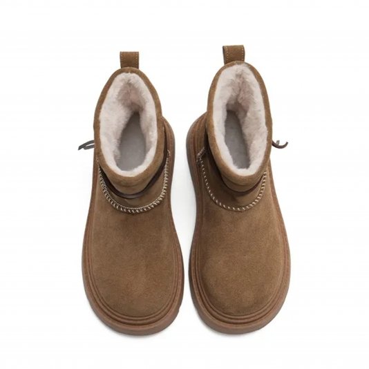 Plaid Wrap Platform Bear Brow