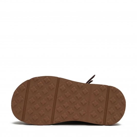 Plaid Wrap Platform Caramel