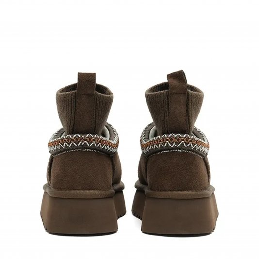 Soft Lodge Platform Brown Sock