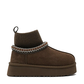 Soft Lodge Platform Brown Sock