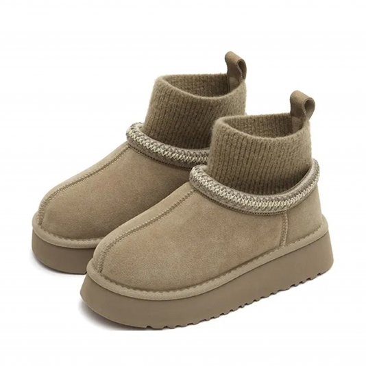Soft Lodge Platform Khaki Sock