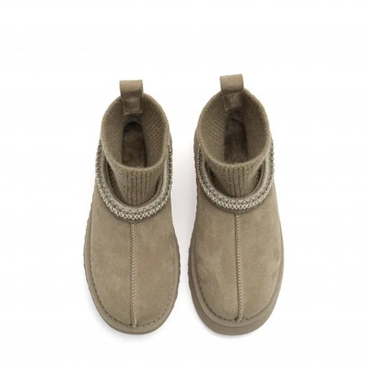 Soft Lodge Platform Khaki Sock