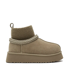 Soft Lodge Platform Khaki Sock