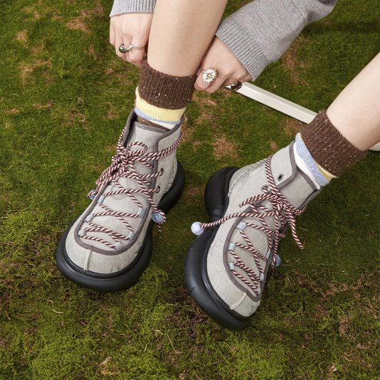 Star Boots Light Salt & Pepper