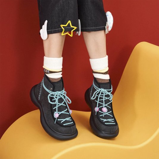 Star Boots Smoked Black