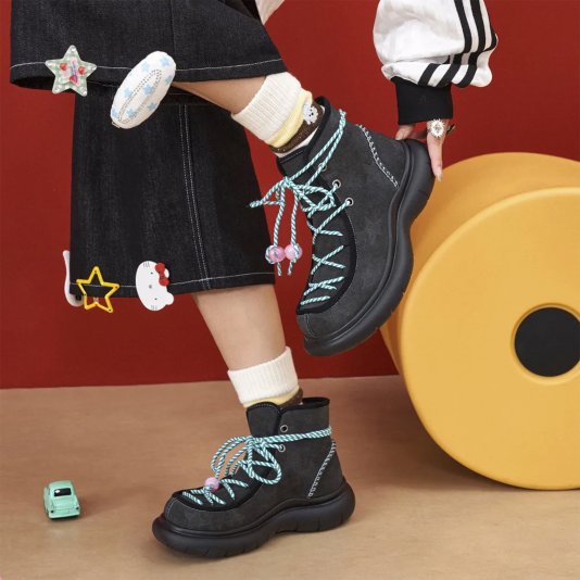 Star Boots Smoked Black