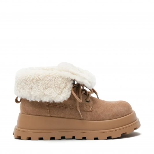 Teddy Fold Caramel Brown