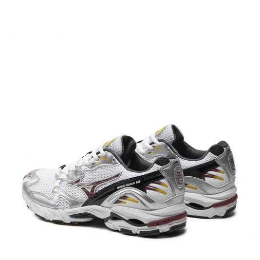 Wave Rider 10 White/Cabernet/Silver