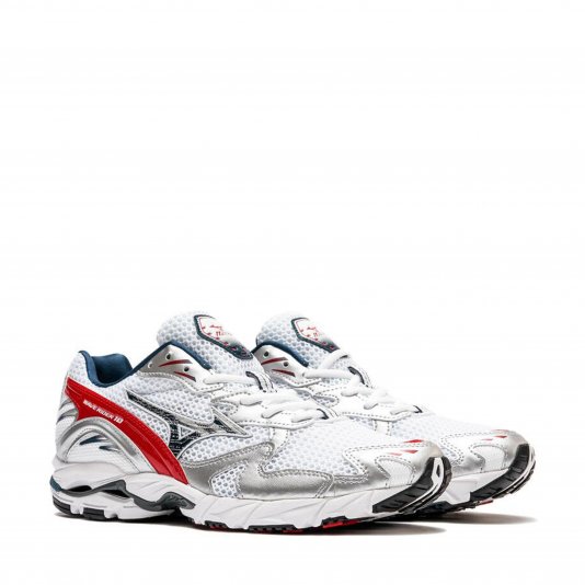 Wave Rider 10 White/High Risk Red/Insignia Blue