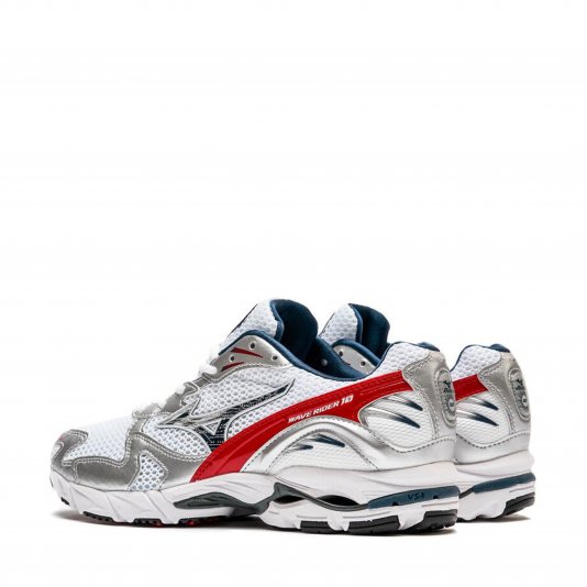 Wave Rider 10 White/High Risk Red/Insignia Blue
