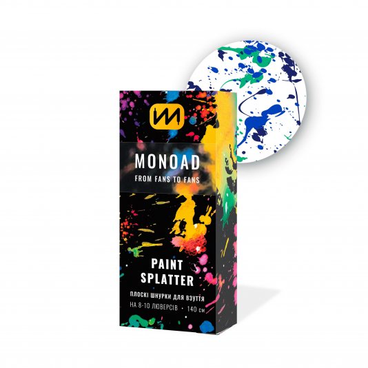 Шнурки Paint Splatter V1 ( Плоскі ) 8-10