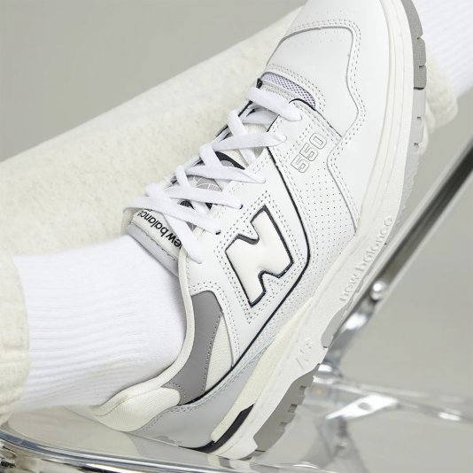 550 White/Marblehead/Dark Grey