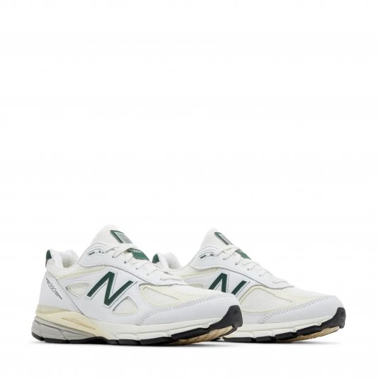 990 V4 Made In USA X Teddy Santis Calcium/Forest Green