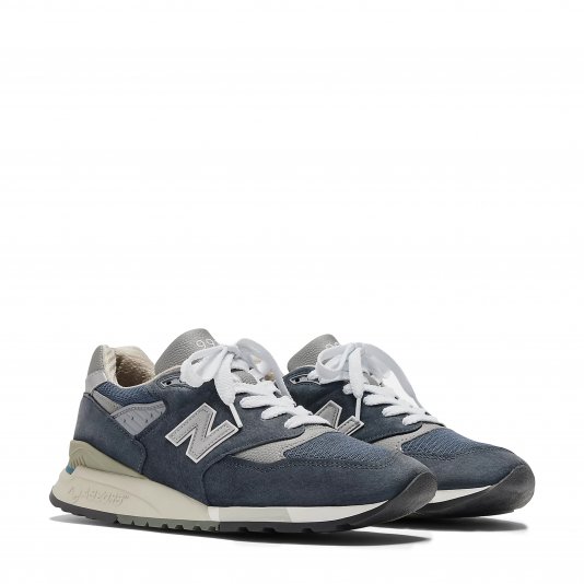 998 Made In USA Navy/Grey/Cream