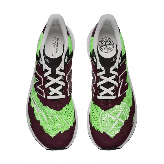 Stone Island Tokyo Design Studio FuelCell RC Elitev2 Burgundy/Energy Lime