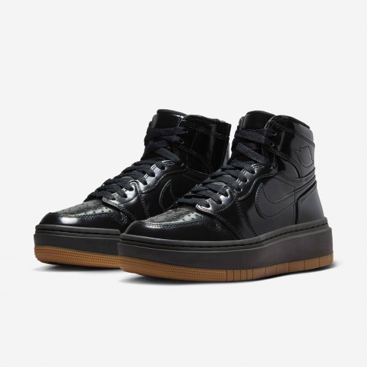 Air Jordan 1 Elevate High SE Black/Black/Medium Ash/Gum Light Brown