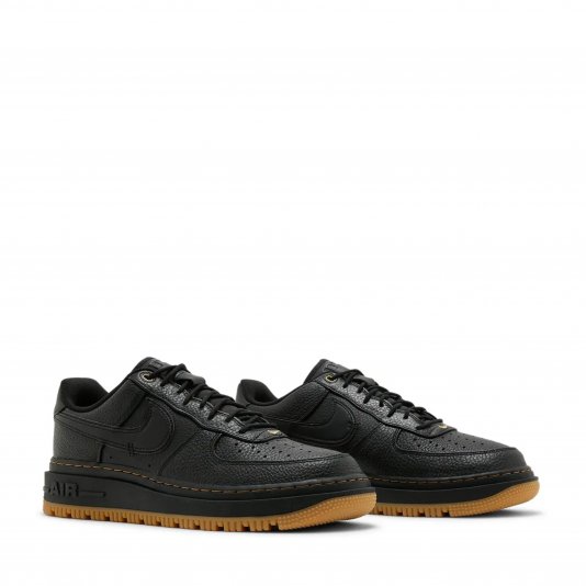 Air Force 1 Luxe Black/Black/Bucktan/Gum Yellow
