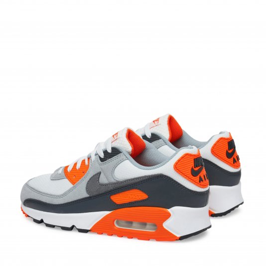 Air Max 90 Summit White/Safety Orange/Dark Smoke Grey