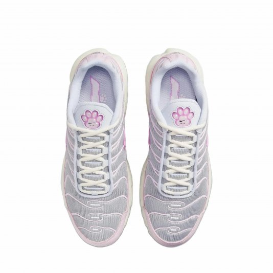 Air Max Plus Paw Print Football Grey/White/Pink Foam/Playful Pink