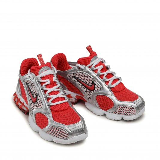 Air Zoom Spiridon Cage 2 Track Red/White/Metallic Silver/Track Red