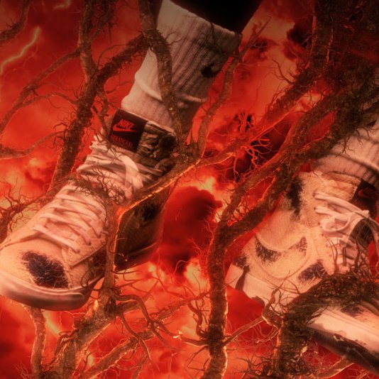 Blazer MID QS X Stranger Things Sail/Sail/Deep Royal Blue