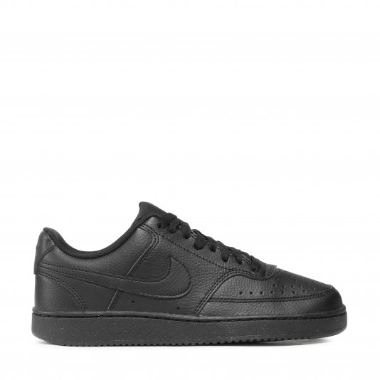 Court Vision Low Next Nature Mono Black Leather