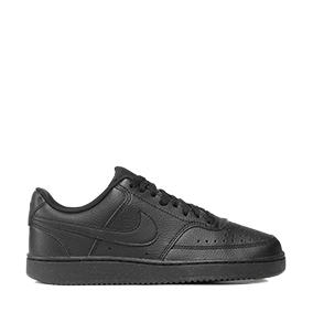 Court Vision Low Next Nature Mono Black Leather