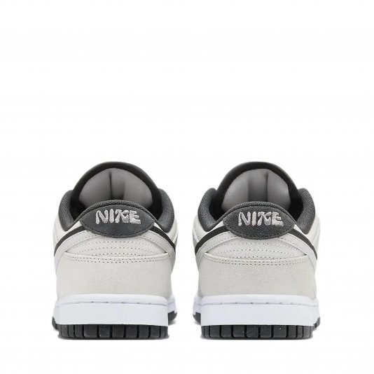Dunk Low Double Swoosh White/Photon Dust/Metallic Silver/Anthracite