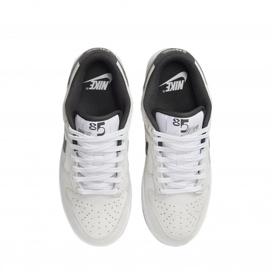 Dunk Low Double Swoosh White/Photon Dust/Metallic Silver/Anthracite