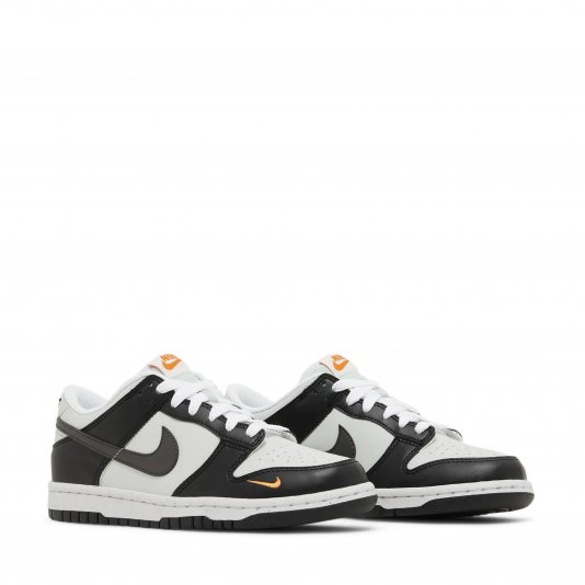 Dunk Low GS Black/Light Silver/Bright Mandarin/Medium Ash
