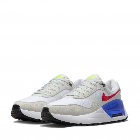 Air Max Systm White/Photon Dust/Light Ultramarine/Siren Red