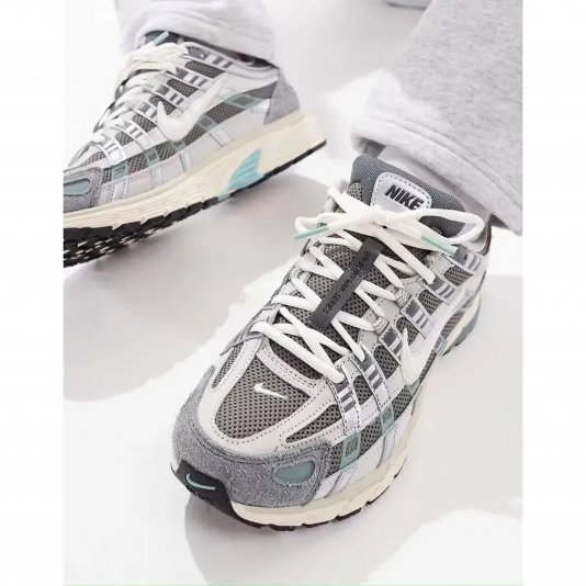 P-6000 Flat Pewter/Light Iron Ore/Metallic Silver/White