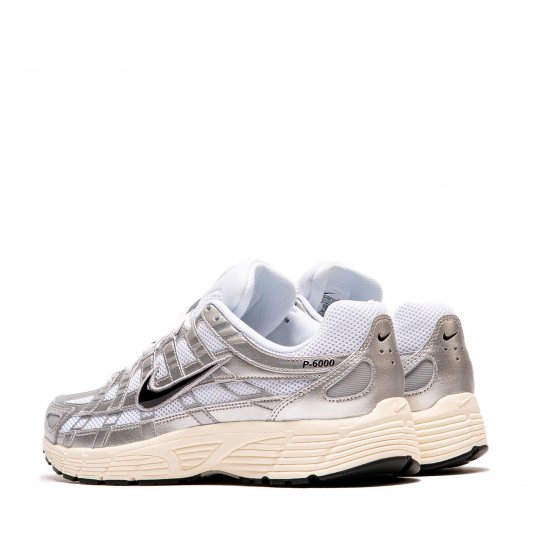 P-6000 White/Metallic Silver/Flat Silver/Black