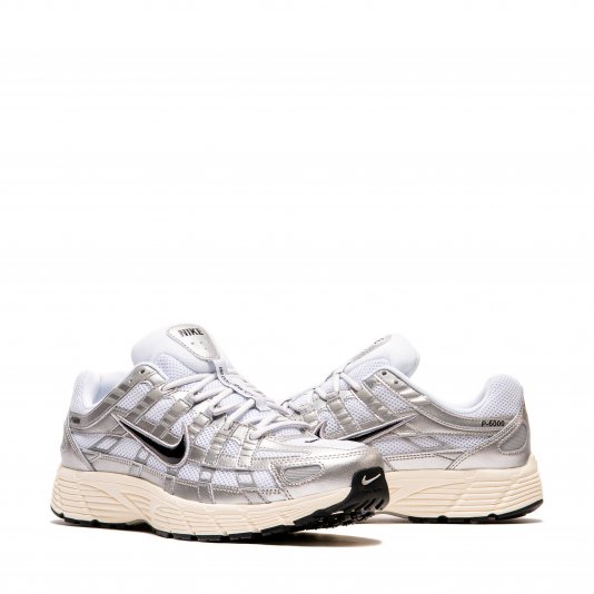 P-6000 White/Metallic Silver/Flat Silver/Black