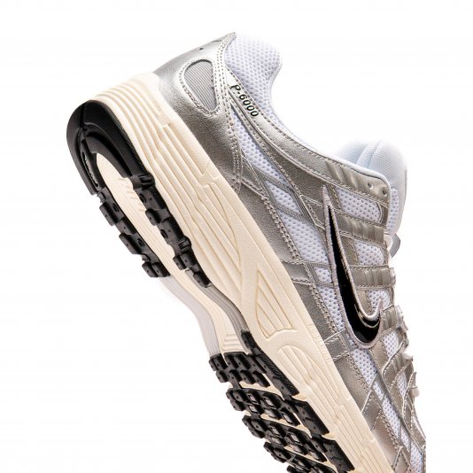 P-6000 White/Metallic Silver/Flat Silver/Black