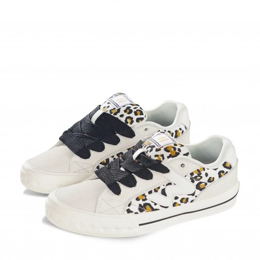 Bagel Leopard White/Black