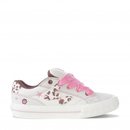 Bagel Leopard White/Pink
